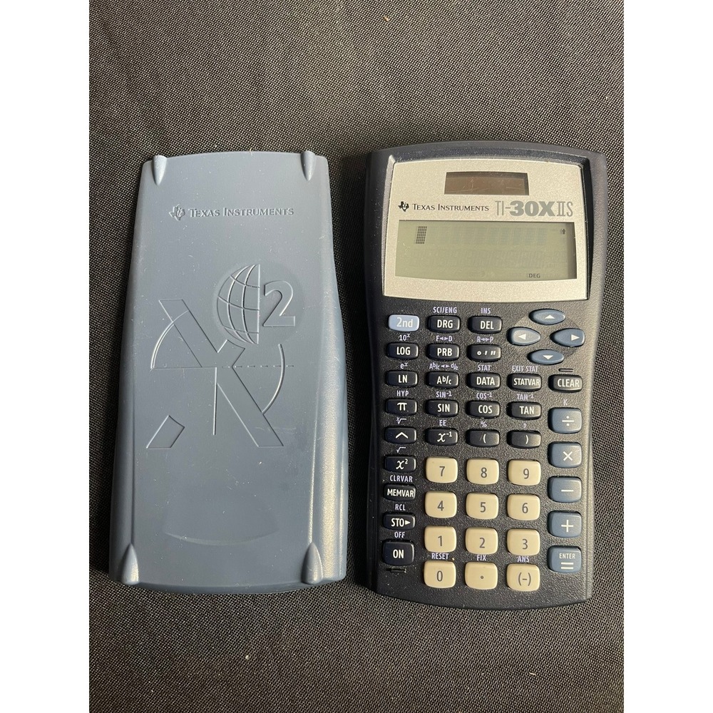 Texas Instruments TI-30XIIS Scientific Calculator 2-Line Display Dark Blue